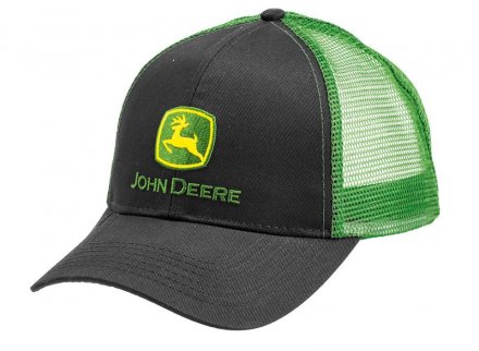 Lippis - John Deere Logo Mesh Back Cap (musta/vihreä)