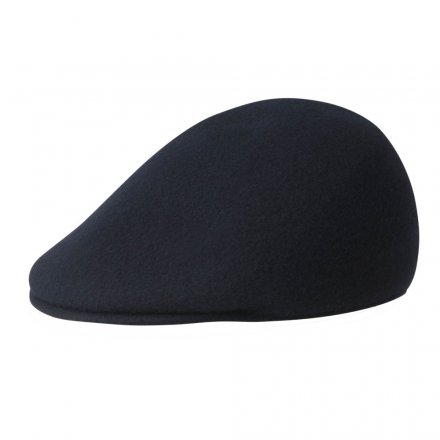 Flat cap - Kangol Seamless Wool 507 (tummansininen)