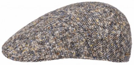 Flat cap - Stetson Ivy Cap Donegal Wool Tweed (sininen mix)