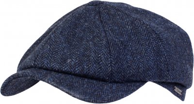 Flatcap - Wigéns Newsboy Classic Cap Shetland Wool (Navy)