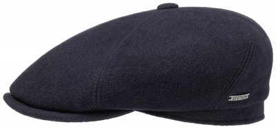 Flat cap - Stetson Gaines Wool/Cashmere (sininen)