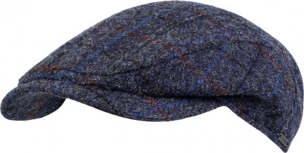 Flatcap - Wigéns Ivy Contemporary Cap Harris Tweed Wool (Sininen)