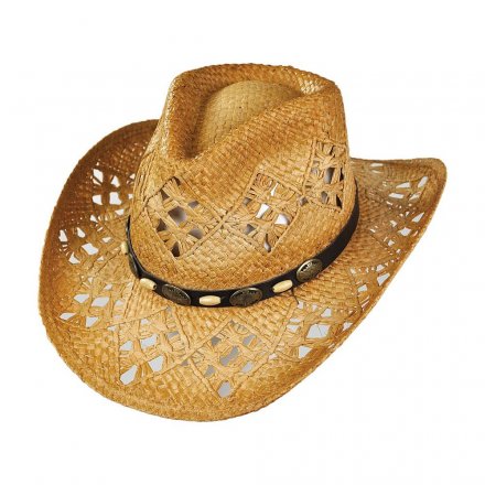 Hatut - Annie Oakley Raffia Cowboy Hat (luonnollinen väri)