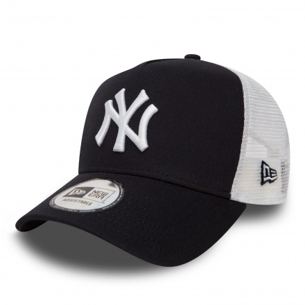 Lippis - New Era New York Yankees 9FORTY Trucker (tummansininen/valkoinen)