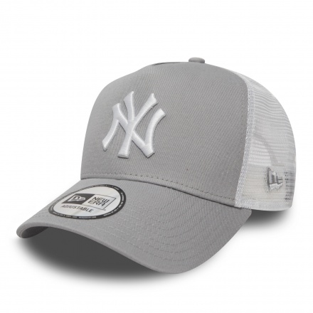 Lippis - New Era New York Yankees 9FORTY Trucker (harmaa/valkoinen)