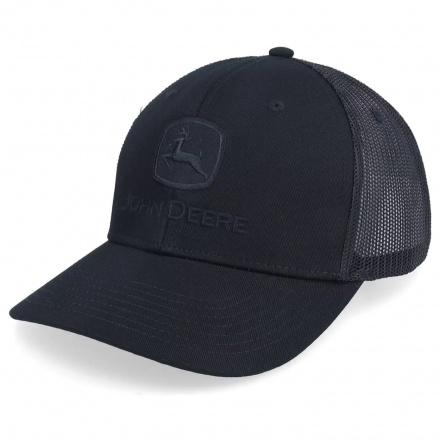 Lippis - John Deere Blackout TM Mesh Back Trucker (musta)