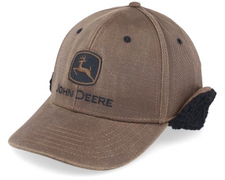 Lippis - John Deere Oil Cotton Sherpa Lining (ruskea)