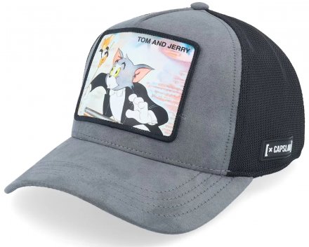 Lippis - Capslab Tom & Jerry Premium (musta/harmaa)