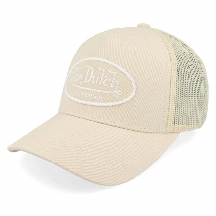 Lippis - Von Dutch Oval Patch Trucker (beige)