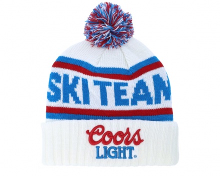 Pipot - American Needle Coors Light Pillow Line Knit (valkoinen)