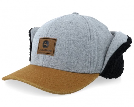 Lippis - John Deere Winter Cap (harmaa/beige/musta)