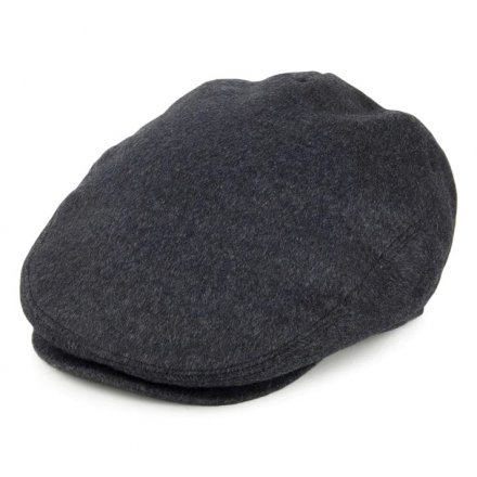 Flat cap - Jaxon Pure Wool Harlem Flat Cap (harmaa)