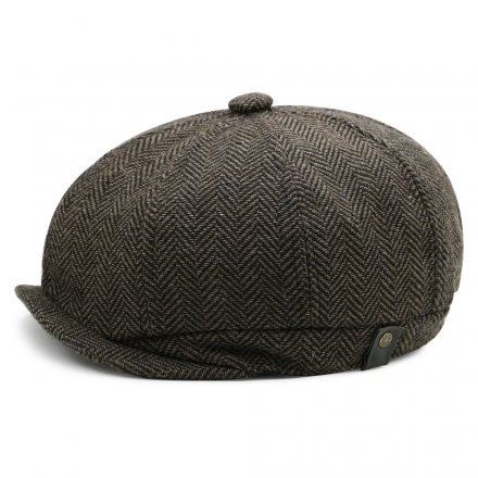 Flat cap - Gårda Newkirk Herringbone (ruskea)