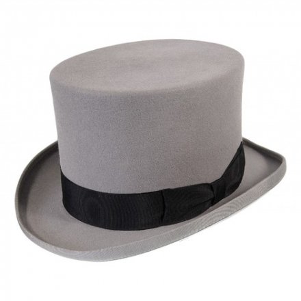 Hatut - Jaxon Victorian Top Hat (silinteri) (harmaa)
