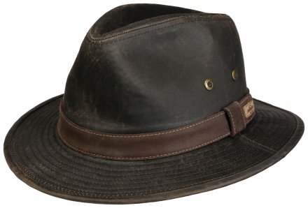Hatut - Stetson Traveller Cotton/Polyester (ruskea)