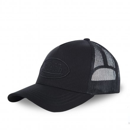 Lippis - Von Dutch Oval Patch Trucker (musta)