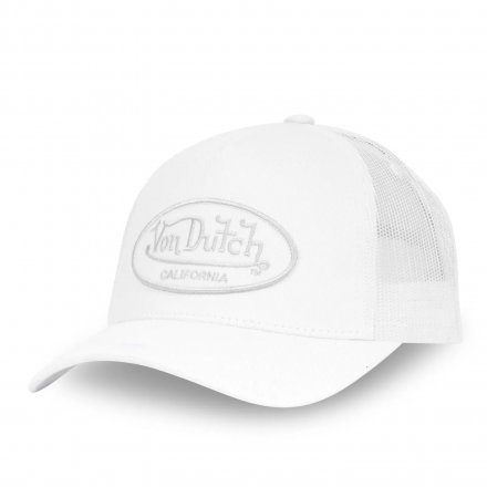 Lippis - Von Dutch Oval Patch Trucker (valkoinen)