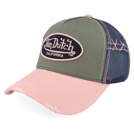 Lippis - Von Dutch Oval Patch Trucker (pinkki/multi)