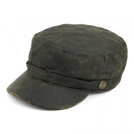 Flat cap - Jaxon Hats Weathered Cotton Army Cap (ruskea)