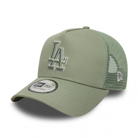 Lippis - New Era Los Angeles Dodgers 9FORTY E-Frame Trucker (pastellinvihreä)