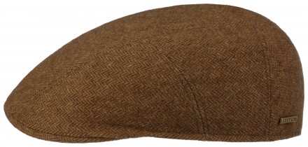 Flat cap - Stetson Ivy Cap Herringbone (ruskea)