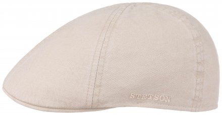 Flat cap - Stetson Dodson Organic Cotton (hiekka)