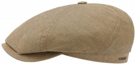 Flat cap - Stetson Driver Cap Linen/cotton (keltainen)