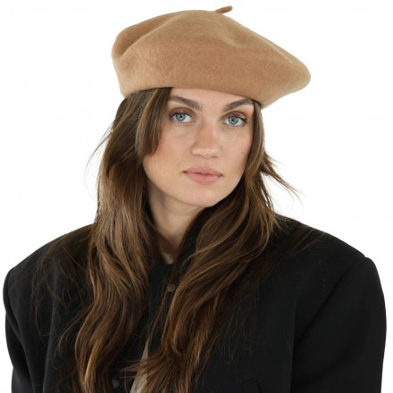 Baretti - Gårda Annecy Wool Beret (kameli)
