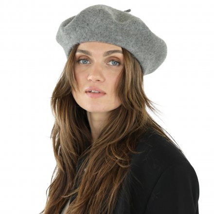 Baretti - Gårda Annecy Wool Beret (tumman harmaa)