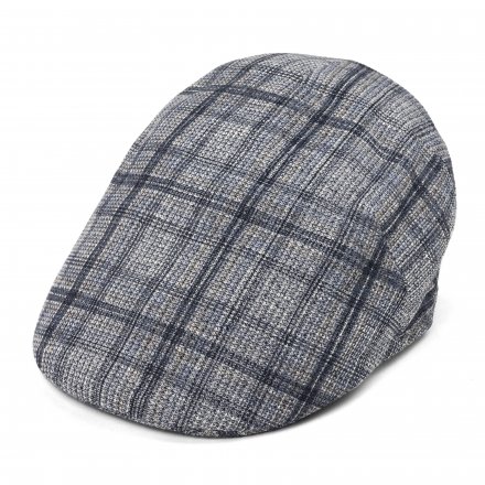 Flat cap - Gårda Forio Cotton Mix Flat Cap (sininen/harmaa)
