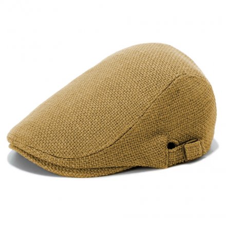 Flat cap - Gårda Hawick Jute Cap (ruskea)