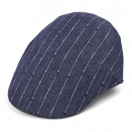 Flat cap - Gårda Pomonte Linen Mix Flat Cap (sininen)