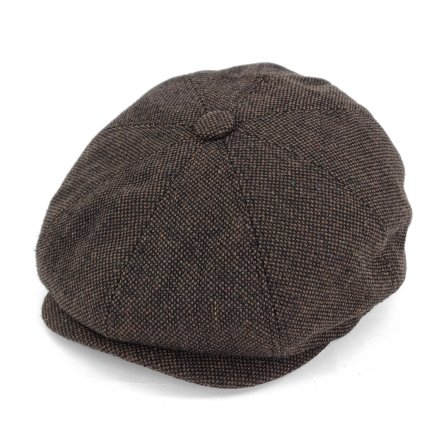 Flat cap - Gårda Telford Newsboy Cap (tummanruskea)