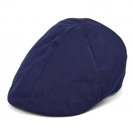 Flat cap - Gårda Vico Cotton Flat Cap (tummansininen)