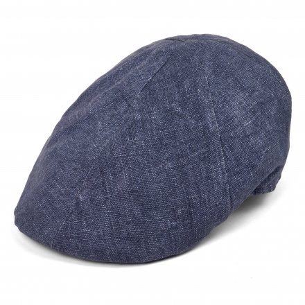 Flat cap - Gårda Tallone Linen Flat Cap (sininen)