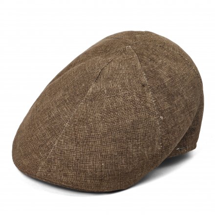 Flatcap - Gårda Tallone Linen Flat Cap (ruskea)