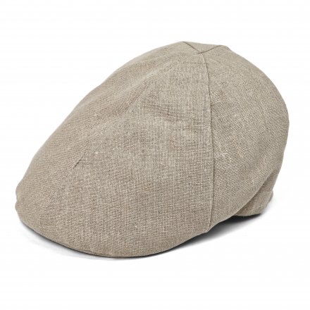 Flat cap - Gårda Tallone Linen Flat Cap (luonto)