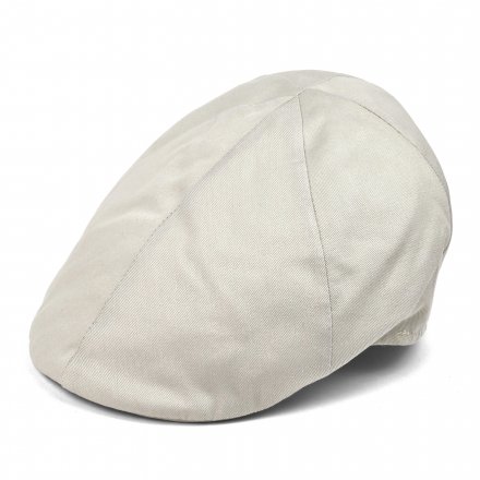 Flat cap - Gårda Tallone Linen Flat Cap (valkoinen)