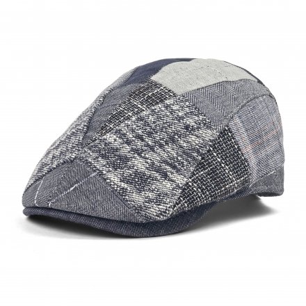 Flat cap - Gårda Zannone Linen Mix Flat Cap (sininen)