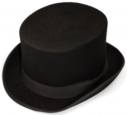 Hatut - Gårda Chieri Top Hat Wool (musta)