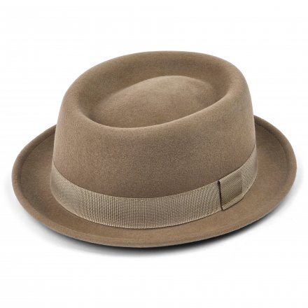 Hatut - Gårda Asolo Pork Pie Wool Hat (beige)