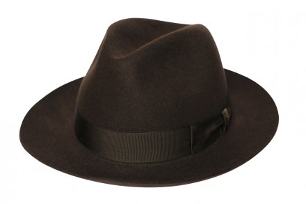 Hatut - Borsalino Alessandria Fedora (ruskea)