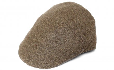 Flat cap - Gårda Corleone Wool (vaalean ruskea)