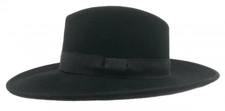 Hatut - Gårda Napoli Fedora Wool Hat (musta)