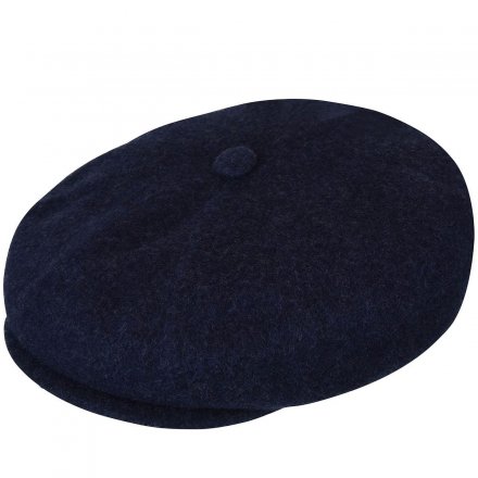 Flat cap - Kangol Wool Hawker (laivastonsininen)