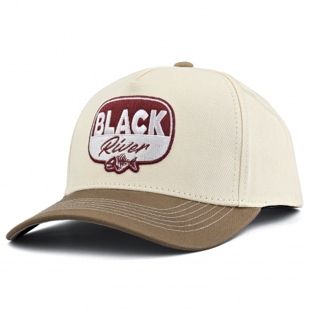 Lippis - Black River Charleston Cotton Snapback (luonnonvalkoinen/khaki)