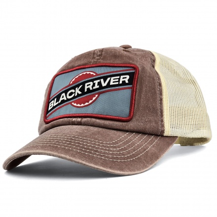 Lippis - Black River Dayton Washed Trucker (ruskea)