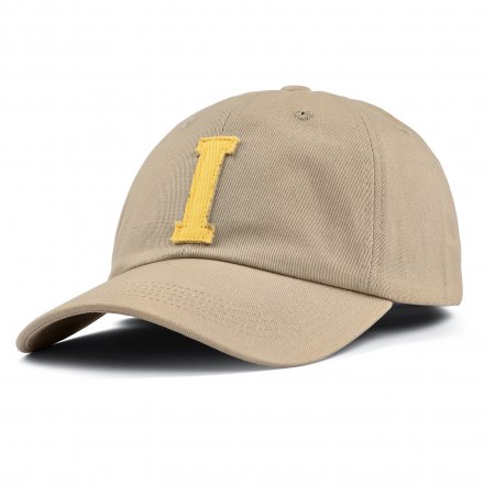Lippis - Gårda Letter Cap 'I' (beige/keltainen)