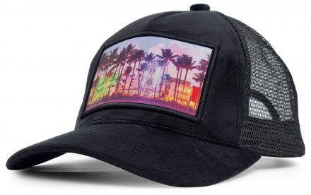 Lippis - Gårda Velvet Trucker Miami Beach (musta/multi)