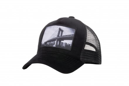 Lippis - Gårda Velvet Trucker Manhattan Bridge (musta)